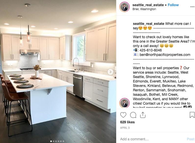 real estate prospecting via instagram