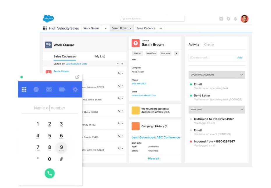 RingCentral for Salesforce with WebRTC