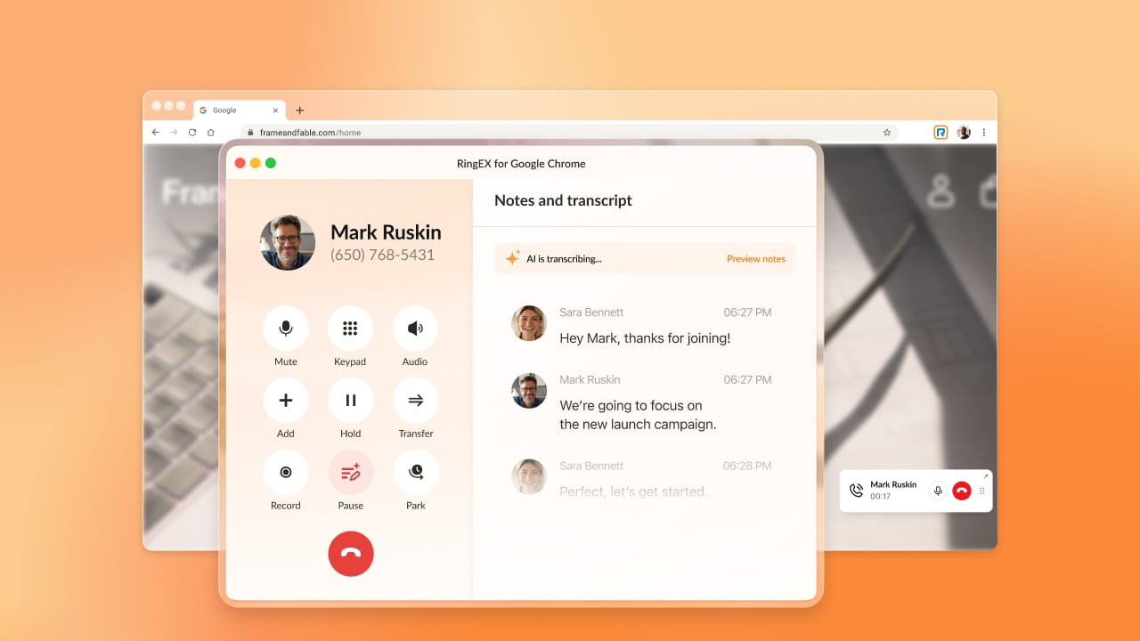 RingEX for Google Chrome