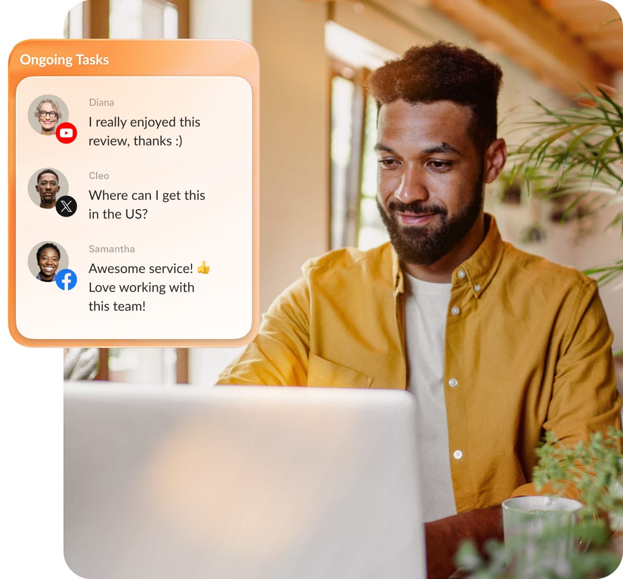 RingCX is an omnichannel AI contact center, allowing you to meet your customers where they are