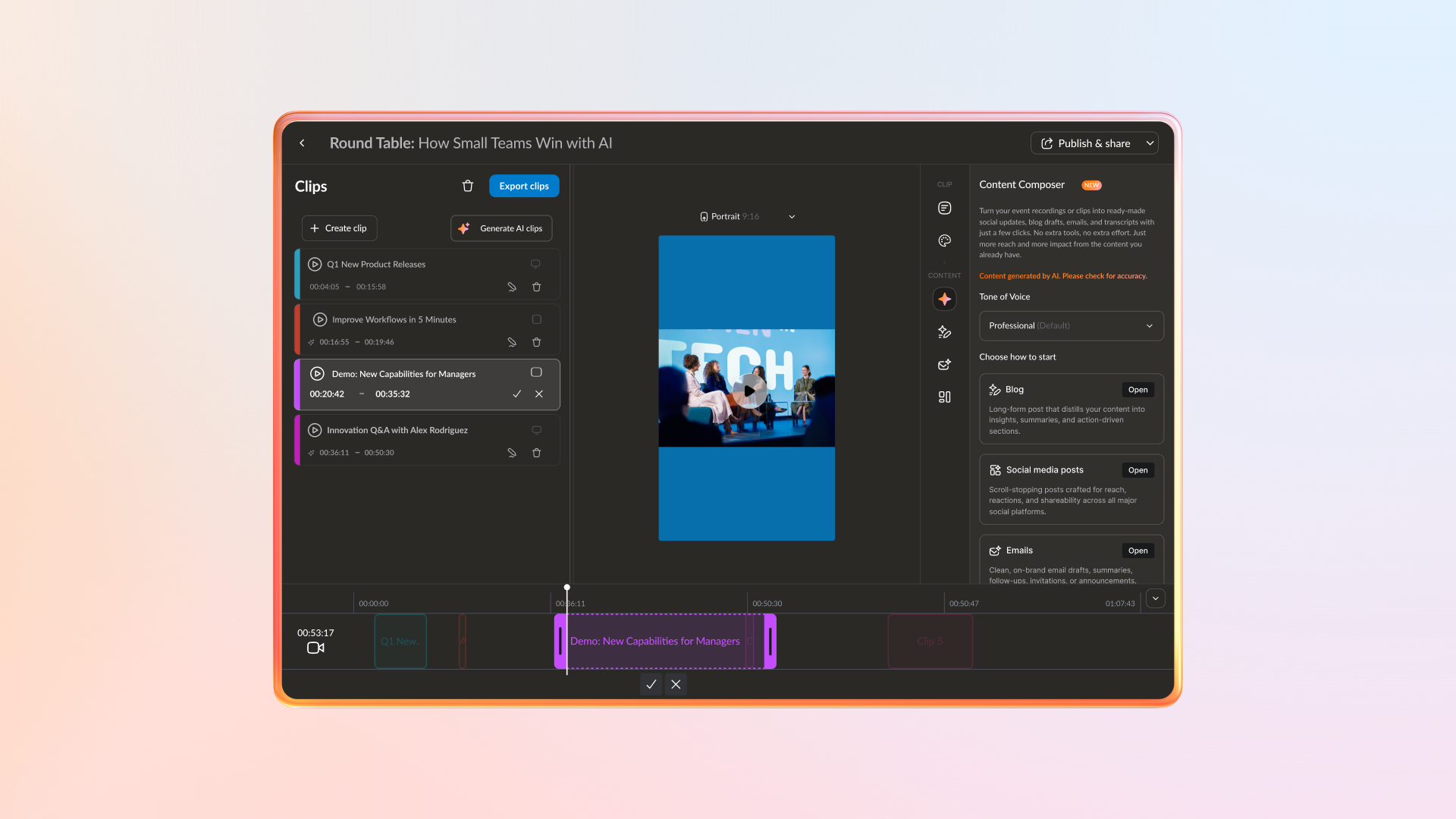 RingCentral Content Composer