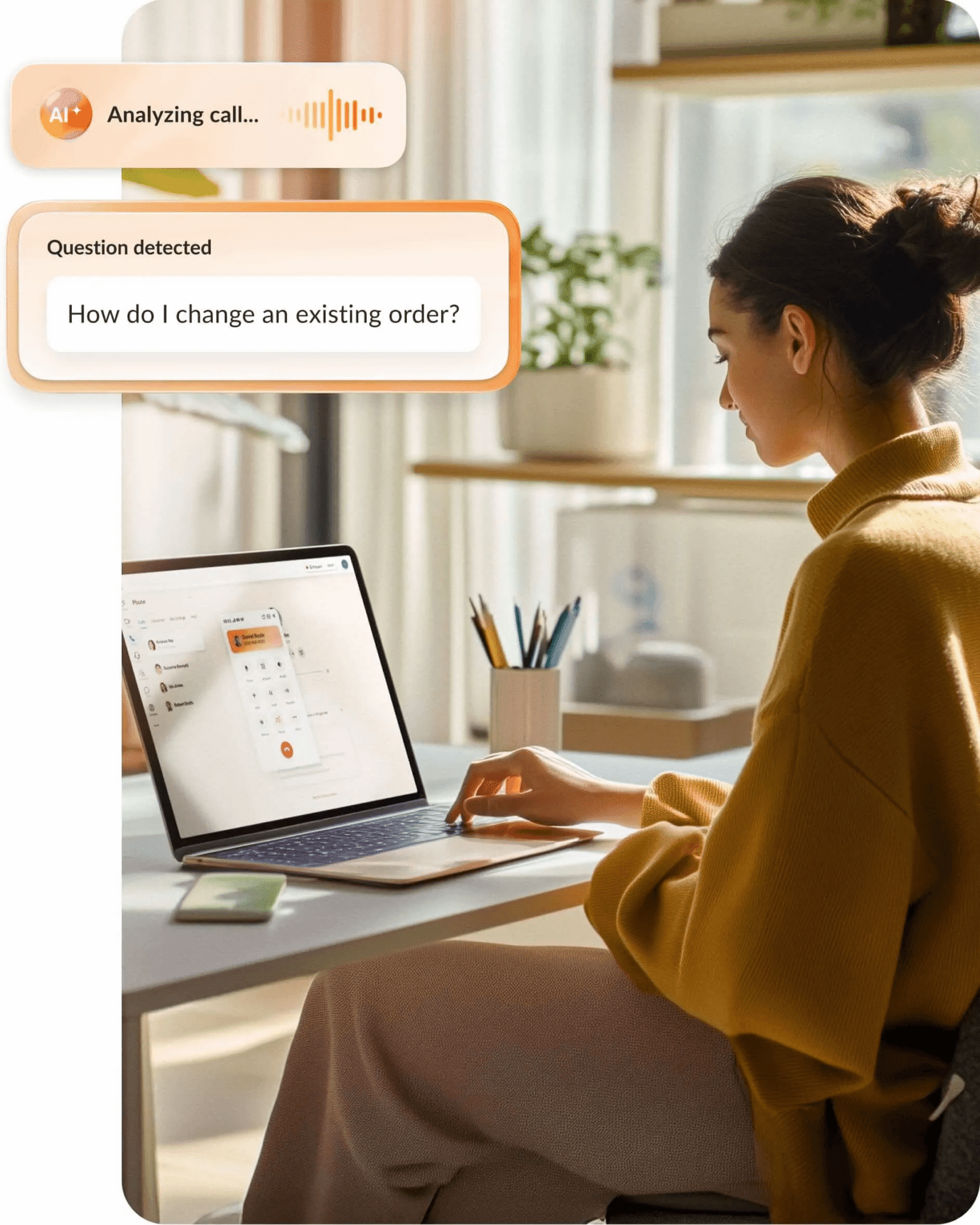 RingCX uses AI to analyze every customer interaction