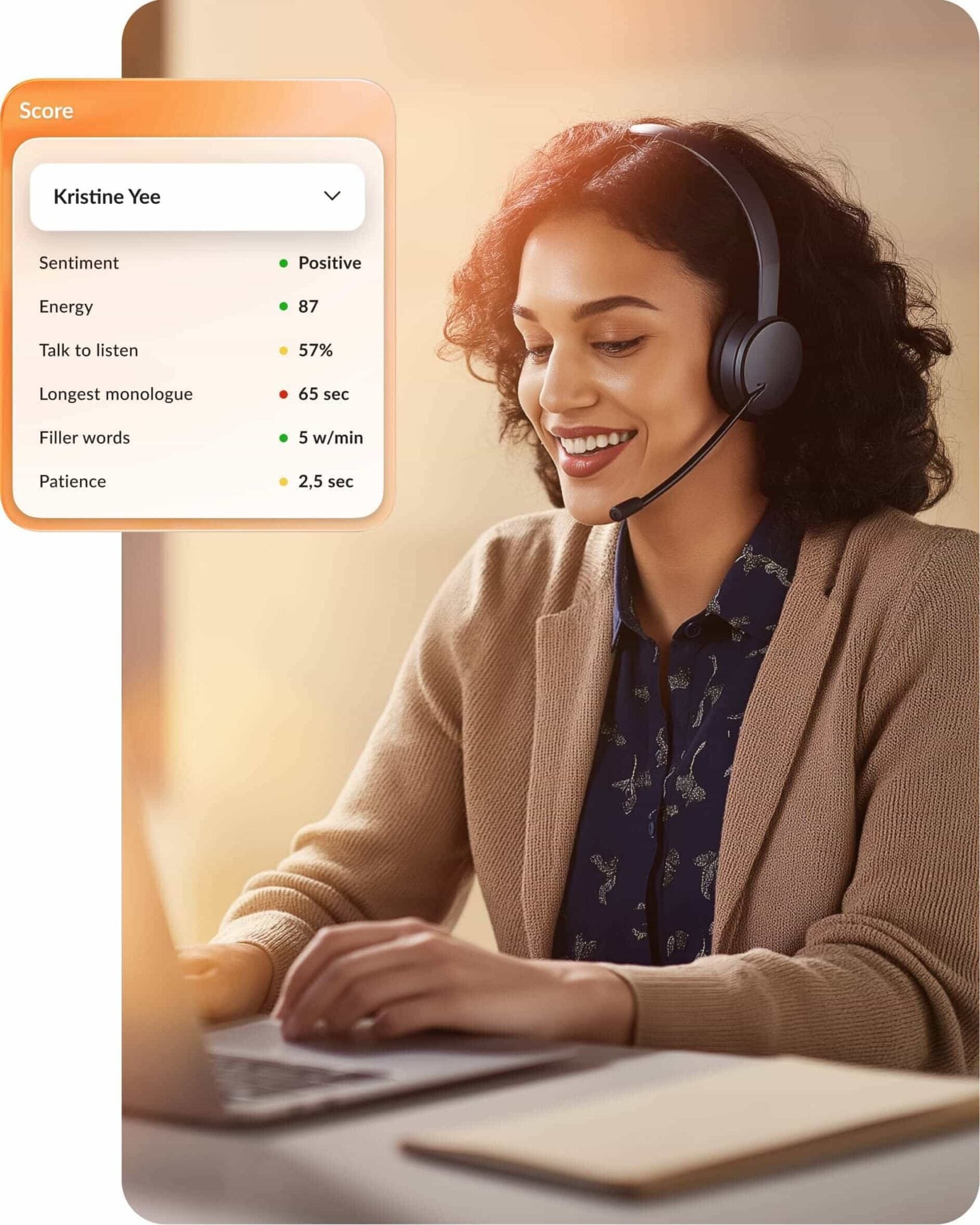 RingCX AI Quality Management tracks all customer interactions to help agents and supervisors improve