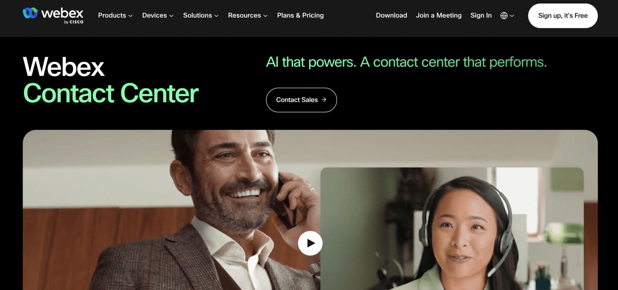 Webex Contact Center uses AI to power contact center workflows