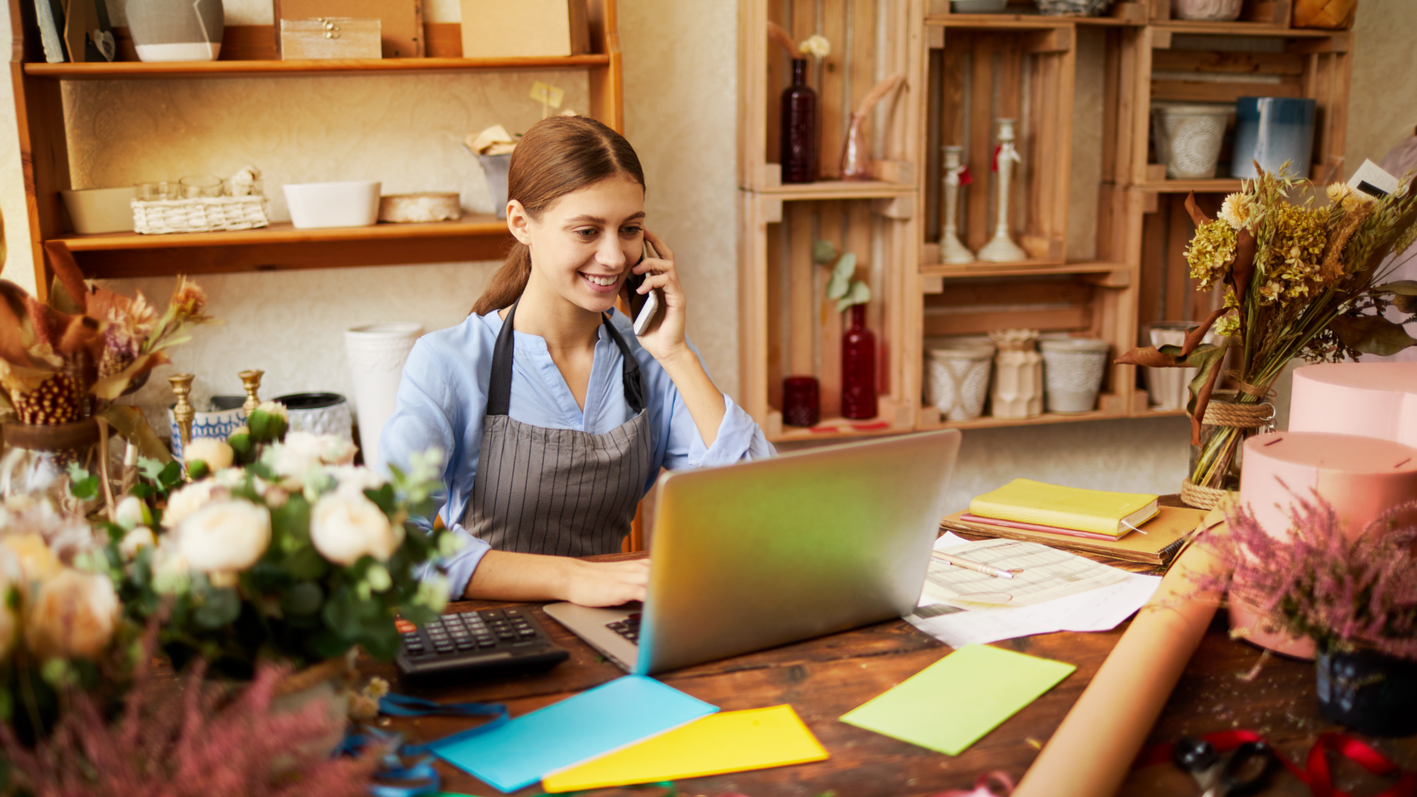 Store owner using RingCX for customer interaction management