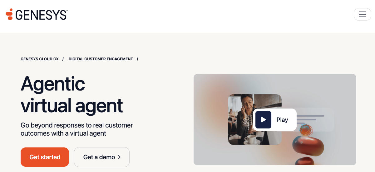 Genesys offers an agentic virtual agent that executes tasks autonomously