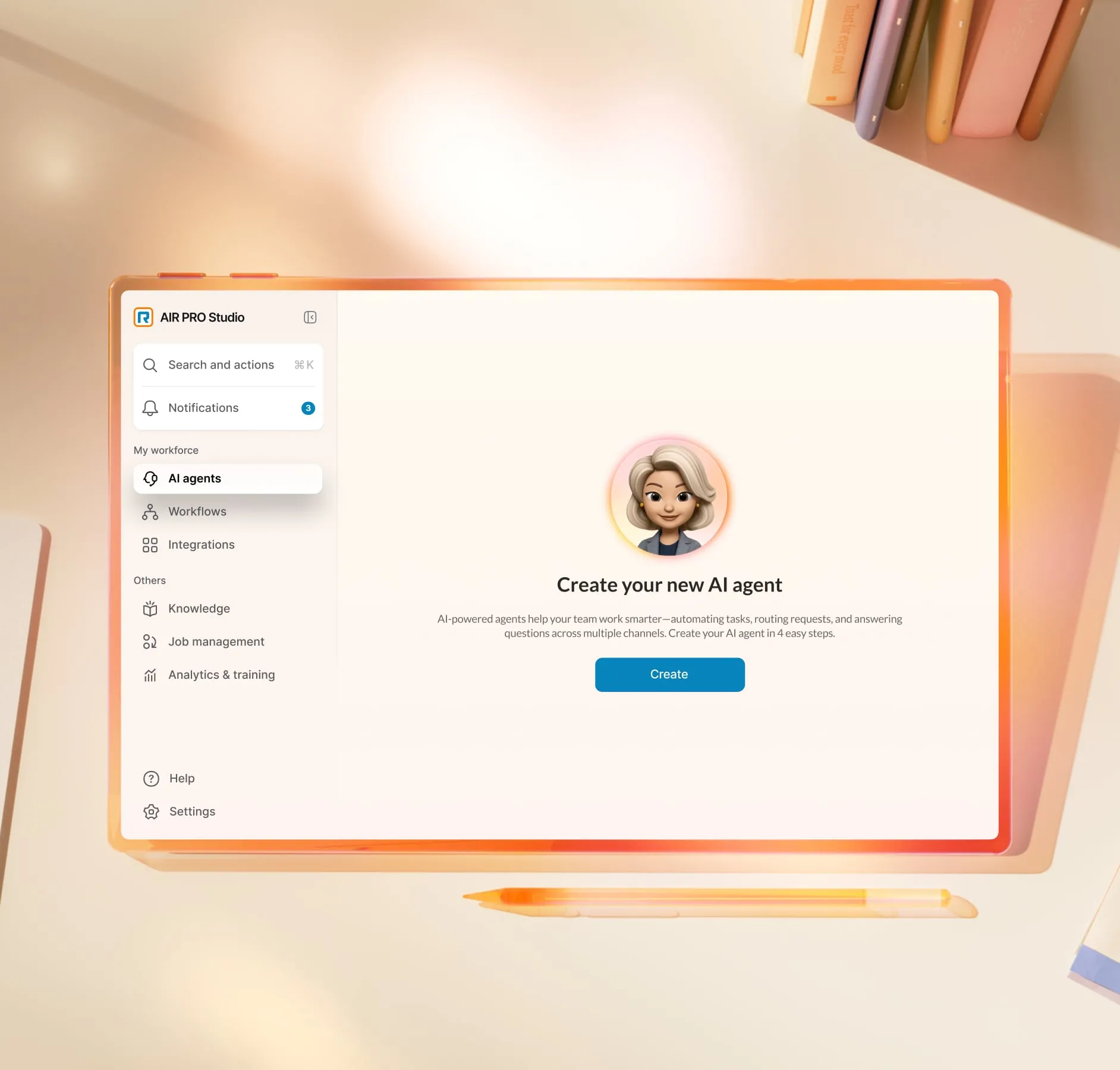 Agentic AI agents, like RingCentral AIR Pro, use context to take autonomous action