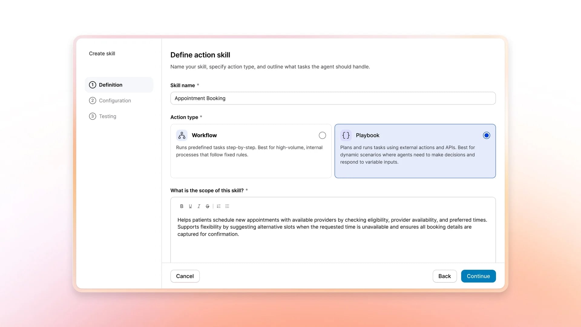 AIR Pro lets users define custom workflows and playbooks