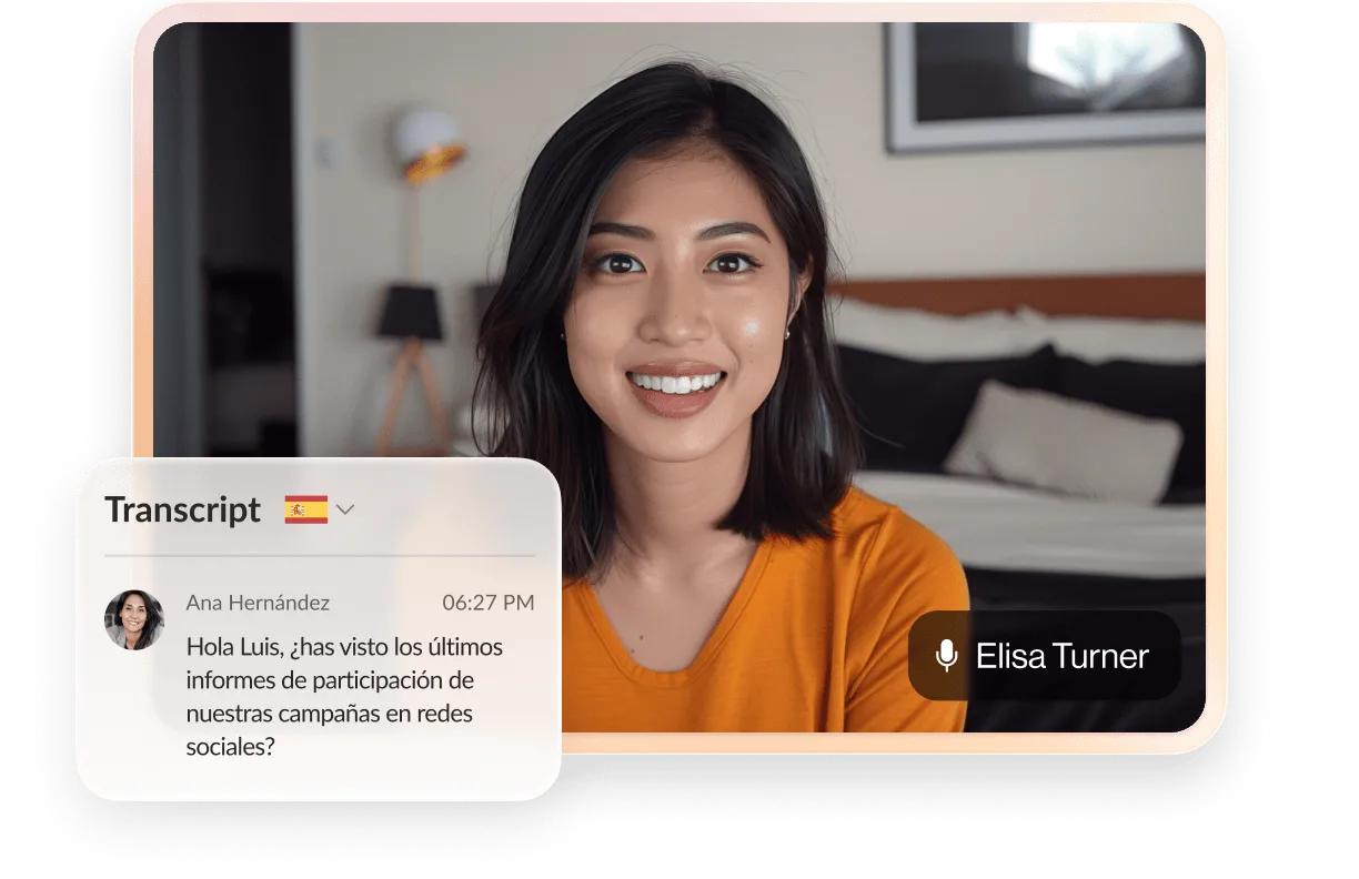 RingCentral Video transcribes and translates video calls in real time