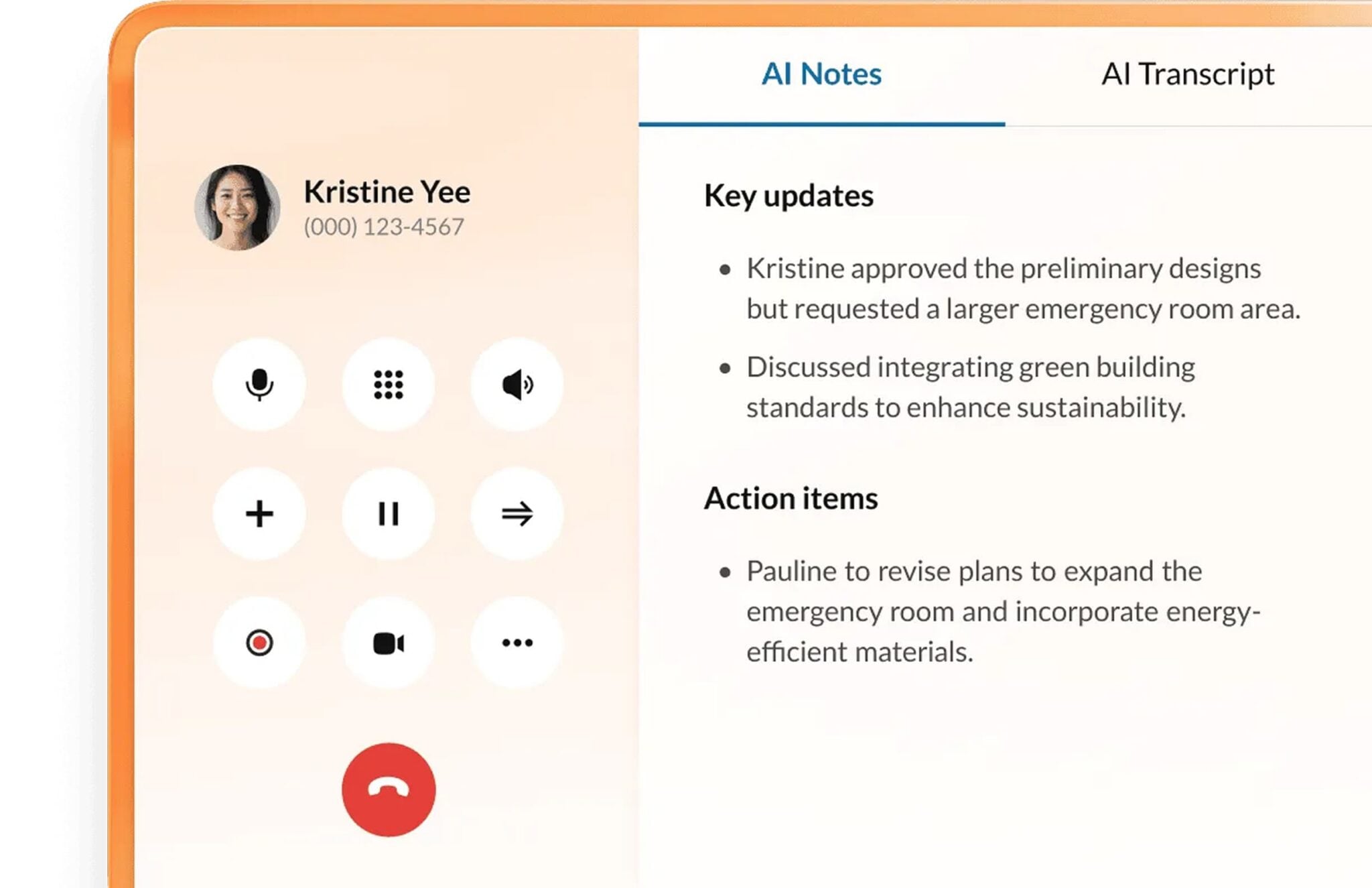 RingEX uses AI to transcribe meetings and take notes