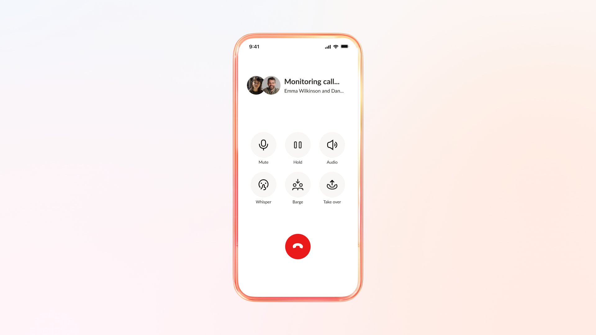 RingCX call monitoring feature