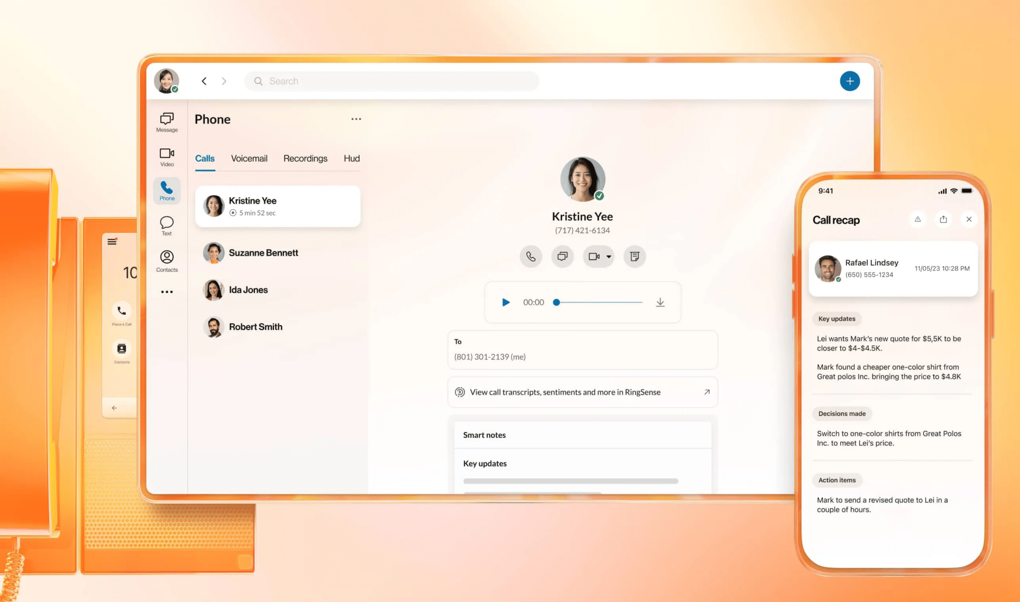 RingEX includes cloud calling from a variety of devices