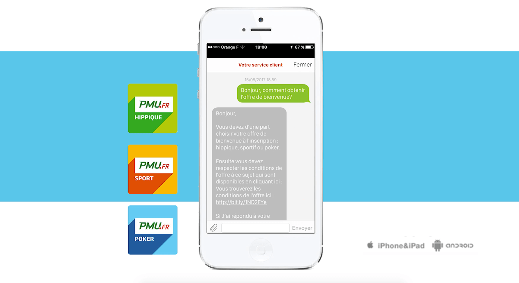 Messaging In App PMU